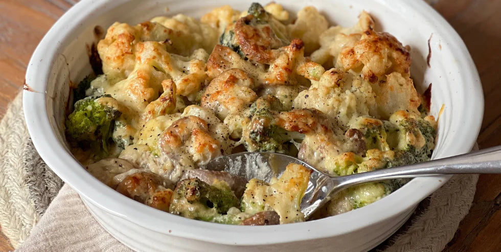 Cheesy Vegetable Bake - Purition UK