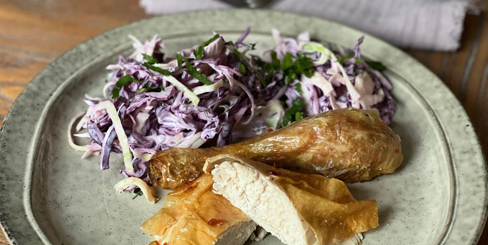 Roast Chicken, Purple Slaw & Salad - Purition UK