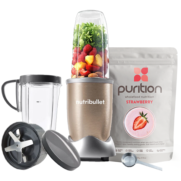 Nutribullet Starter kit + Original Strawberry 500g bag